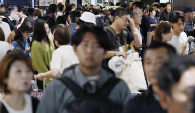 Bullet train services in western Japan canceled due to heavy rain