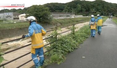 Wide areas of Japan brace for severe rain
