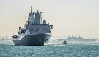 Fire breaks out on US Navy Ship near White Beach