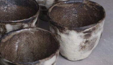 "Rustic" pottery (wabi sabi?) in Tokyo, Kyoto and Osaka
