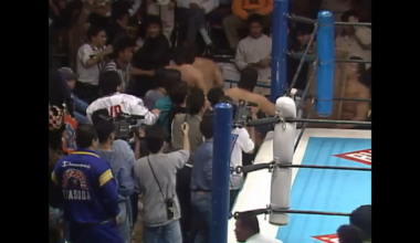 Classic NJPW angle: Tenzan turned heel and joined forces with Chono and Sabu, 1995