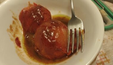 Sake, Yellow Miso, and Sweet Mirin Oven Roasted Momotaro Tomatoes