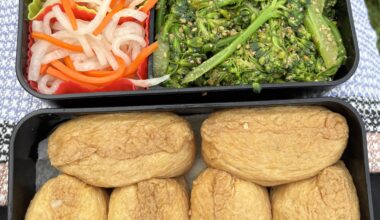 Homemade bento for 2
