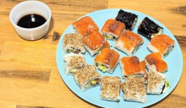 homemade sushi 🍣