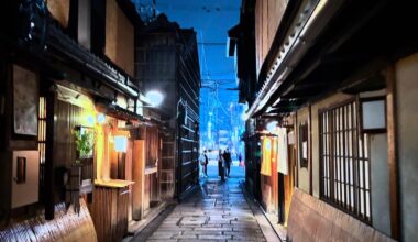 Kyoto at night