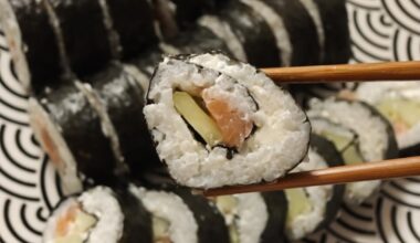 Second time making sushi (the uranaki didn't turn out so well)
