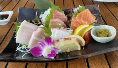 Rate my sashimi dinner