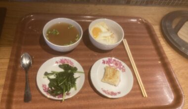 Made my first attempt at Japanese breakfast