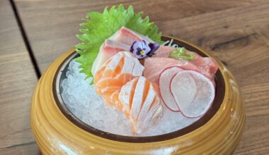 One of the best sushi’s I’ve had (Yuzu Laguna Beach, CA). $30-$40 per dish.