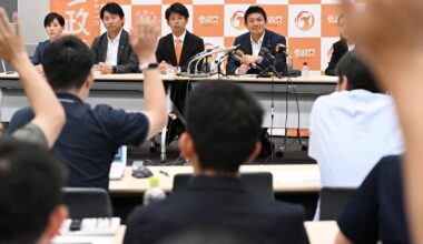 Sanseito populist party requires press conference preregistration