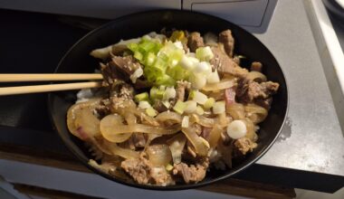 Homemade Gyudon