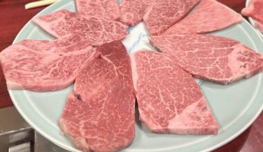First time trying Matsusaka beef in Wakayama ,buttery soft, beautifully marbled, and bursting with milky sweetness. A taste that melts both in the mouth and the heart.