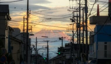 Morning view Mt. Fuji