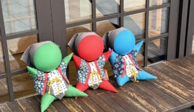 Takayama's sarubobo dolls