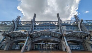 Stumbled across an absolutely insane train station during a transfer in Kyushu, Japan (JR Yukuhashi Station)
