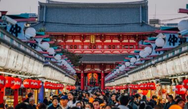 Sensoji Temple at night