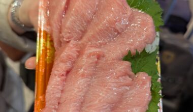 We found this tuna at a subway station in Osaka.
