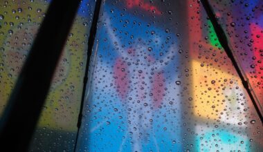 Glico Man in the rain