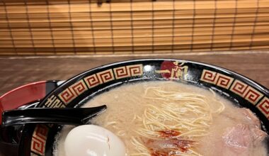 Rich and spicy broth with a perfectly cooked egg. Ichiran may not be for everyone, but it’s a favorite in my book.