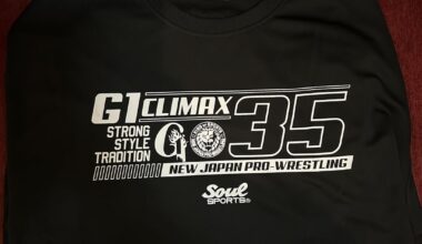 I wanted to commemorate my first G1 Climax
