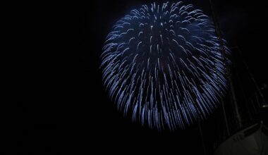 Ogi Port Festival Fire work  (niigata sadoisland)