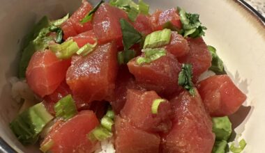 Simple Poke w/ Ponzu