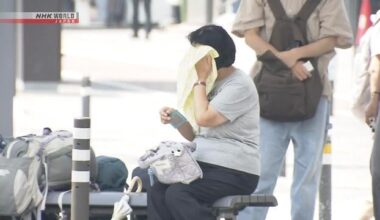 Public urged to take heatstroke measures as dangerous heat grips Japan