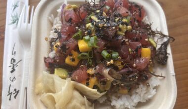 Forgot to post this! Poke from kauai
