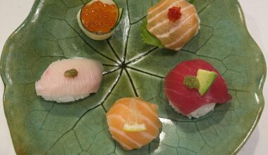 Handmade deco sushi tonight (temari sushi)