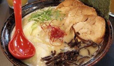 Chicken paitan ramen, Playpen Friends, Nara.