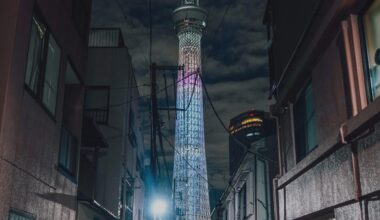 An interesting view of the Skytree