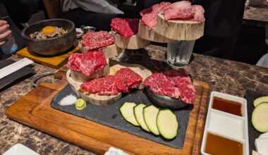 Enjoying Yakiniku in Akihabara with random people I met via discord