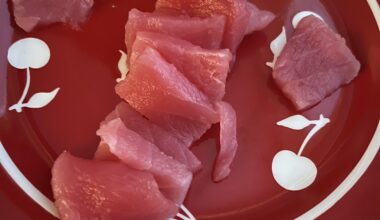 Sashimi from Tuna Steak
