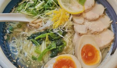 Ramen craving satisfied .Rich broth, perfect noodles, and that egg was chefs kiss. Might have to get another bowl tomorrow.