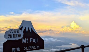 From the 8th station of Mt.Fuji.