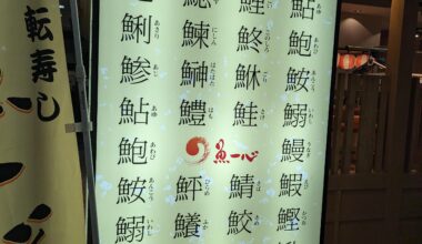 Fish Kanji