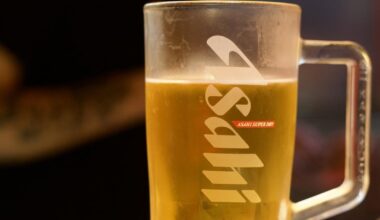 Cold beer, raw tuna, warm soul.
