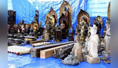 Man steals Buddhist statues, targets abandoned temples and shrines, racking up 190 items... He did preliminary research online and identified "uninhabited temples" by checking for phone numbers