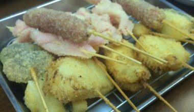 Fried skewers and okonomiyaki to eat in Tokyo