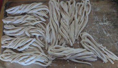 I made うどん (udon)