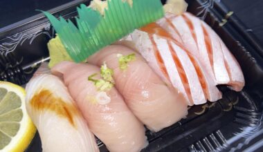 Thought on this fatty salmon nigiri’s trim?