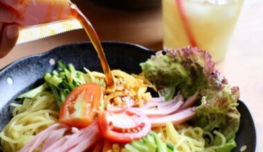 【飯田商店監修湘南ゴールドの冷やし中華はじめました】が美味しいです🥗さすがマルちゃん👍ソースが爽やか🍋