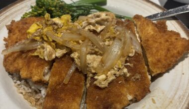 Went out and got Katsudon with my bf