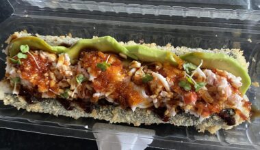 This is from my local sushi in my town, they advertise it as a ‘Sushi Dog’ what are you guys thoughts?