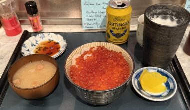 Ikura Don with Scallops