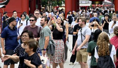 Japan saw record 22 mil. foreign visitors in 1st half of 2025