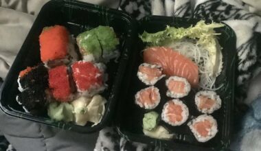 The Sushi I had for lunch today.