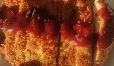 first time making Chicken katsu and Tonkatsu sauce! how's it look?