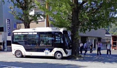 Trial Self-Driving Bus Collides with Street Tree in Tokyo; Three Passengers Injured
