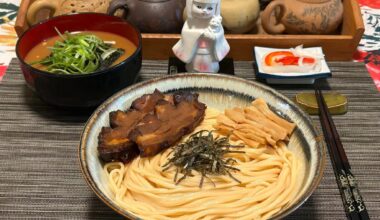It’s noodle Wednesday!! Tsukemen with tokontsu. All time fave!!!😫🫶🏻